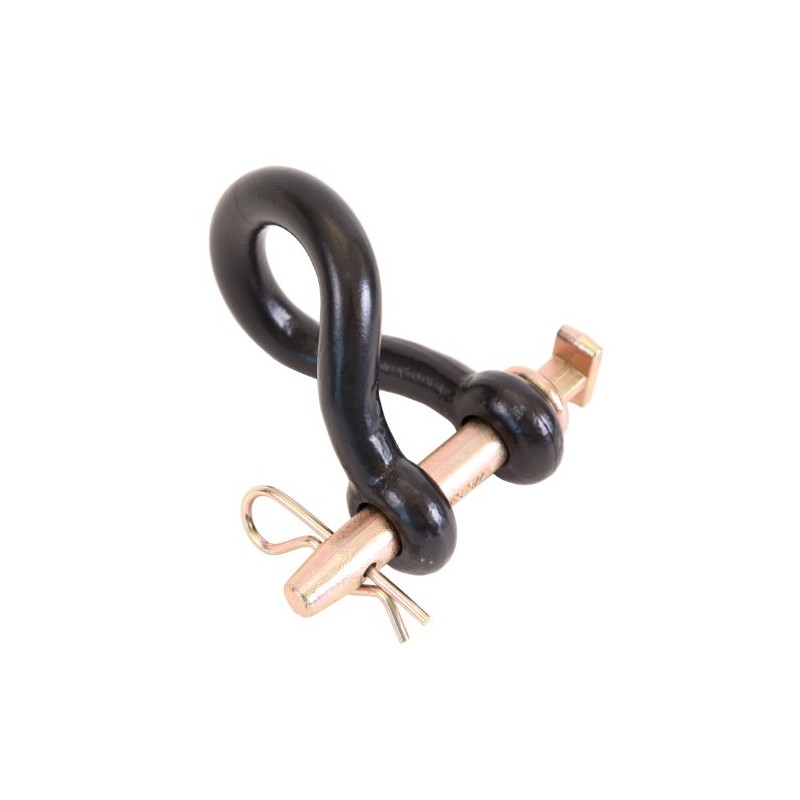 Koch Industries 4004593 Forged Twisted Clevis, 1", Black