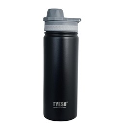 GIFTS & TOYS Termo Tyeso Acero Inoxidable con Tapa y boquilla 530ml/18oz color Negro
