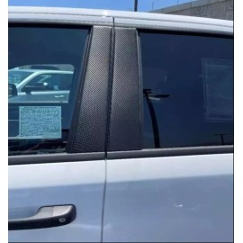 Best Less Truck 2017-2024 Ford Super Duty F250/F350 Crew/EXT Carbon Fiber Pillar Post Trim 4Pc
