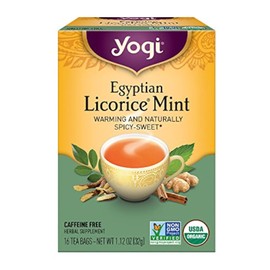 Yogi Yogi Tea, Egyptian Licorice Mint, 16 Count, Packaging May Vary