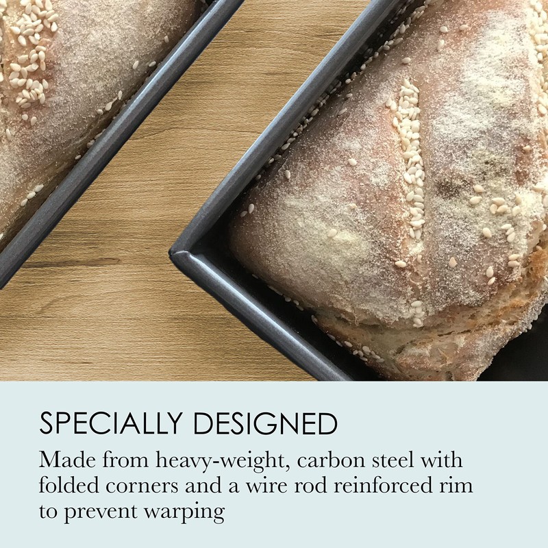 Chicago Metallic Professional 1-Pound Non-Stcik Loaf Pan, Perfect for pound