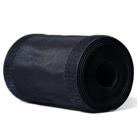 6” W X 10’L Black Floor Cord Cover for Office Carpet Wire Cover Under Desk Cable Grip Strip Management Hold Cords in Place for Power Cords Audio Cables Coaxial Cable Telephone Line