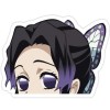 Demon WINDOW PEEKER DEMON SLAYER SHINOBU KACHO DECAL STICKER ANIME