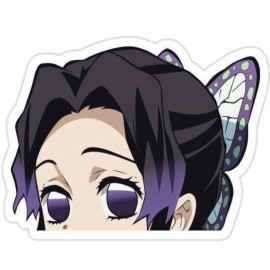 Demon WINDOW PEEKER DEMON SLAYER SHINOBU KACHO DECAL STICKER ANIME