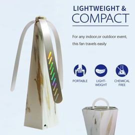 SupeL Portable Outdoor Fan, Food Fan For Outside or Inside Meal, USB Rechargeable, Picnic Fan for Table Use, Food Fans for Picnic,Party,Kitchen, Restaurantand BBQ