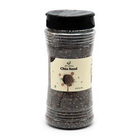 Miss Spring Chia Seeds – Perfect for Beverages, Cooking and Baking A Natural Source of Fiber and Omega-3 Convenient Resealable Jar for Freshness 10 oz (283g)