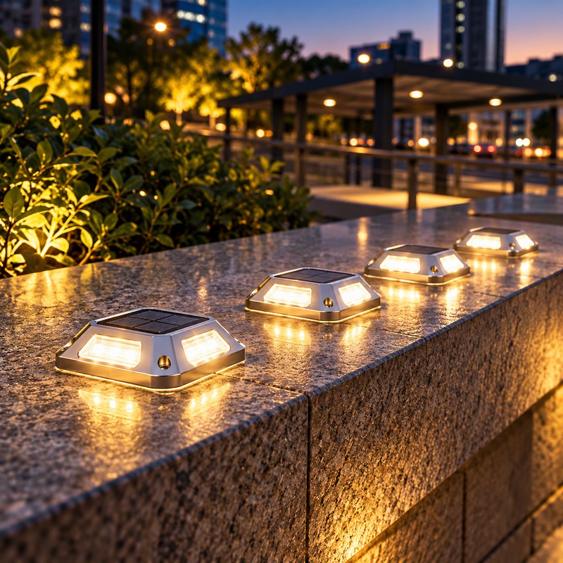 Solar Ground Lights for Outdoor Pathways – Waterproof LED Markers