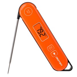 Digital Instant Read Meat Thermometer, Waterproof, Foldable Probe for BBQ, Kitchen, Food Cooking, Candy Making, Frying, Grill, Cheese Making and Roasting Turkey