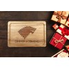 Dinner is Coming Hardwood Wooden Chopping Board 30 x 20cm