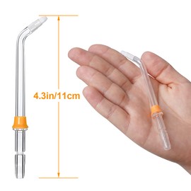 YanBan 2 Stück kieferorthopädische Ersatzdüse kieferorthopädische Bürste für Waterpik WP450 WP-100 WP100E WP-250 WP-300 WP-660 WP-900