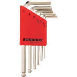 Bondhus (bondasu) with Ball Point Hex Wrench Set Short 6 Pairs MS Type blx6msb