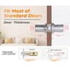 Keypad Door Knob, Digital Door Lock with Anti-Slip Handle, 3s