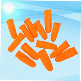 Gatuida Disposable Latex Covers Skid Protective Orange for Teachers Workers and DIY Projects Easy to Wear and Flexible
