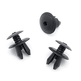 VVO Fasteners Plastic Interior Carpet and Upholstery Fastener Clip, Black (Pack of 10)