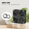 Mauknci Cooling Fan, 4.7 inches (12 cm), Quiet, Adjustable Airflow,