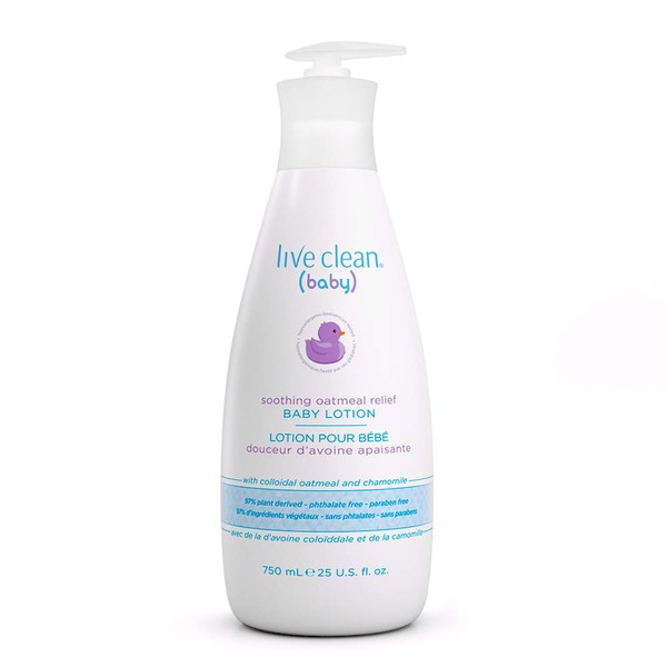 Live Clean Baby Soothing Relief Lotion, 7.7 oz