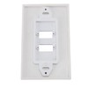 2 Ports HD Multimedia Interface 2.0 Wall Plate 4K 60Hz