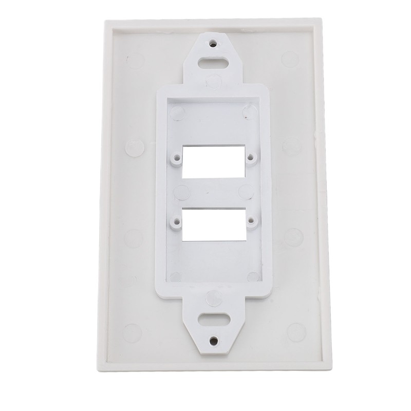 2 Ports HD Multimedia Interface 2.0 Wall Plate 4K 60Hz