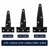 T-Shaped Strap Hinges for Doors & Gates – Galvanized Metal
