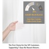 White Chiffon Backdrop Sheer Curtains 2 Panels - 25x10ft Chiffon