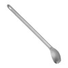 5pcs 2 in 1 Fork Spoon Long Handle Anti Scratch
