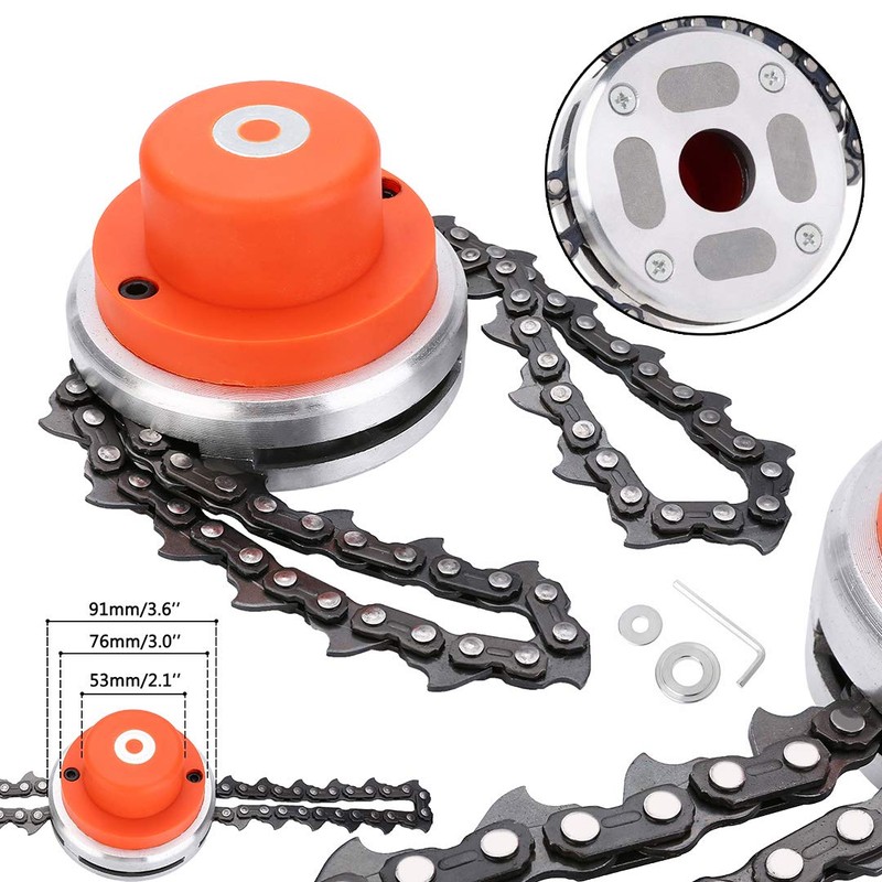 65Mn Trimmer Head Coil Chain Lines Brush Cutter Weed Eater