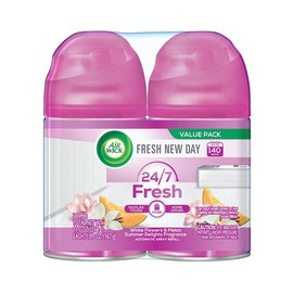 Air Wick Automatic Air Freshener Spray Refill, 2ct, Summer Delights, Odor Neutralization, Essential Oils