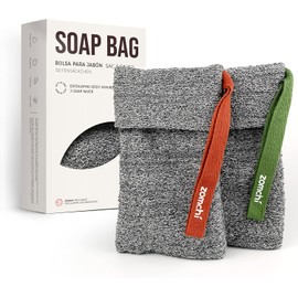 ZOMCHI Bolsa Exfoliante para Jabón y Esponja Corporal de Nailon