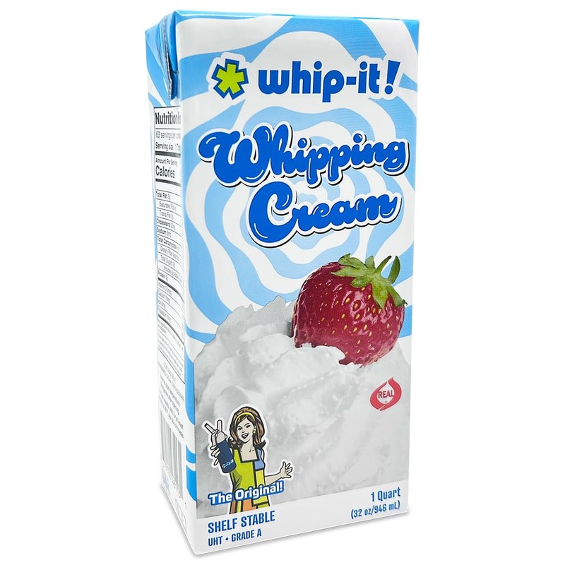 Whip-It! Heavy Whipping Cream, Shelf Stable - 32 ounces