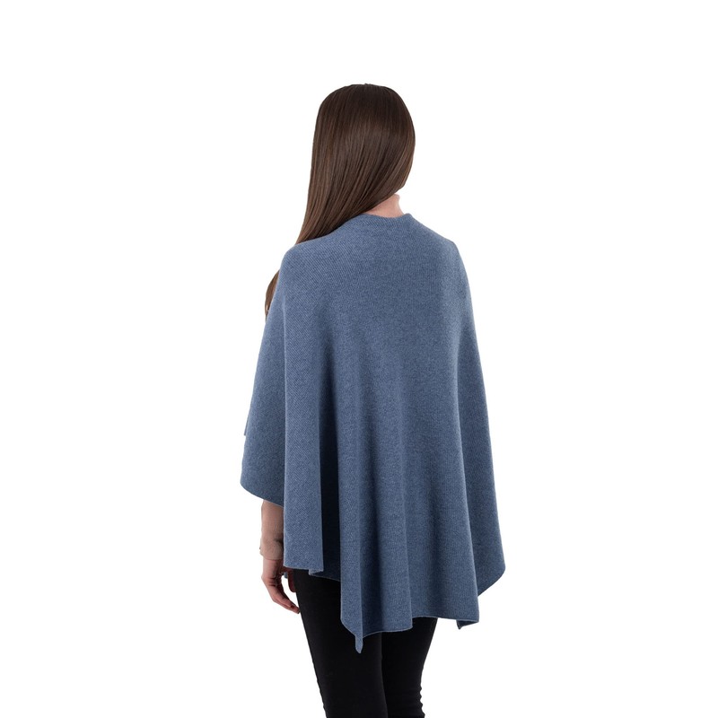 SAOL Chal Wraps para mujer, poncho de lana de oveja,