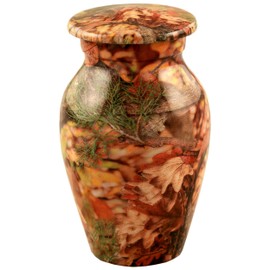 Small Keepsake Cremation Urns for Human Ashes with Black Velvet Case - Beautiful Texture Metal Mini Memorial Urn- Mini Cremation Urns, Mini Urn for Human Ashes