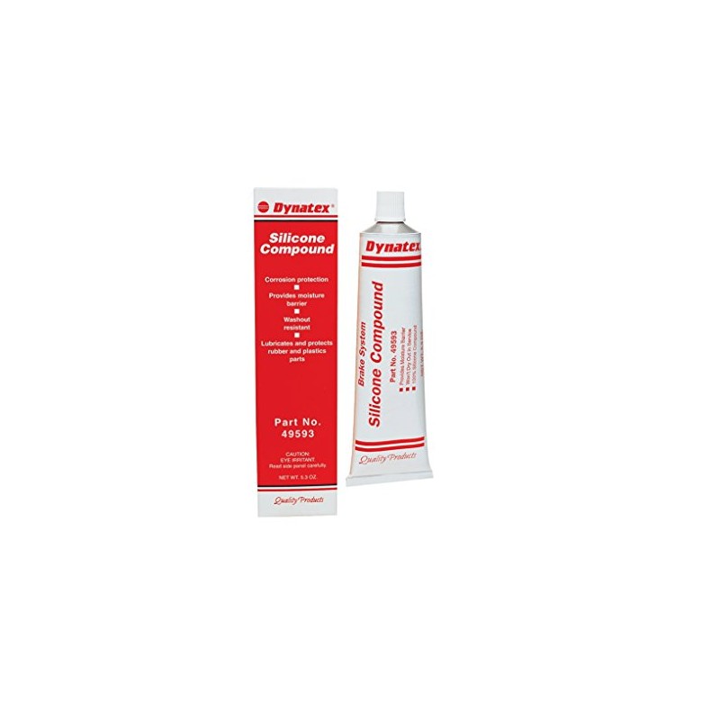Dynatex 49593 Silicone Brake System Compound, 5 oz Tube, -40