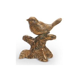 The Bridge Collection Antique Style Bronze Bird Figurine - Rustic Songbird Sculpture Perfect for Traditional and Vintage Themed Home Decor - Styles Vary