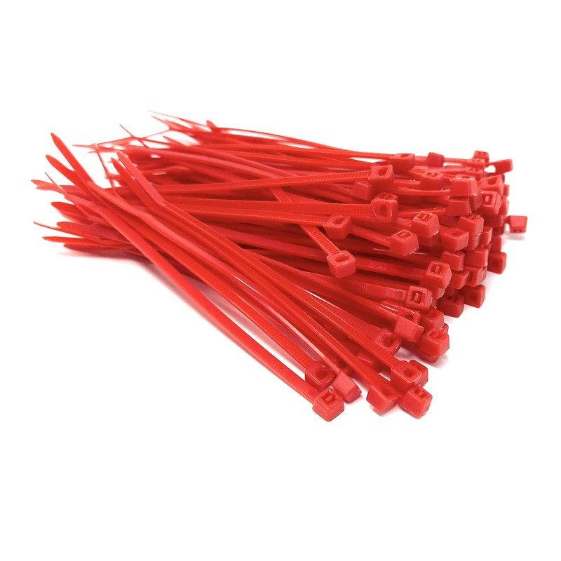 Nylon Cable Ties, 100mm x 2.5mm, Pack of 100, Plastic