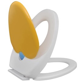 TREATLIFE HOME Soft-Close Toilet Seat for Adults and Children, Ergonomic Design for Easy Toilet Training, Durable Polypropylene, Yellow