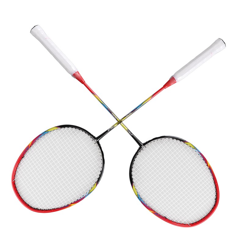 2 Player Badminton Racquet High Stability Lightweight Portable Sports Badminton