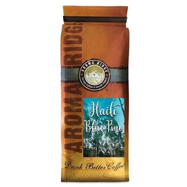 Aroma Ridge Haiti Blue Coffee, Single Origin Single Estate - Blue Pine Forest Estate, Medium Fresh Roasted, Mellow, Smooth, Creamy, Whole Bean, 1 pound bag