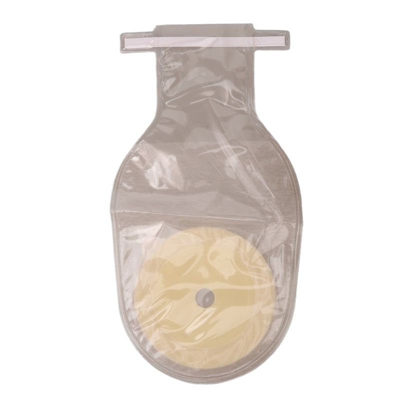 10pcs Colostomy Bag Disposable Adhesive One Piece Drainable Ostomy Pouch