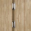 50 Pack Cabinet Door Hinges, 1/2 Inch Self Closing Overlay