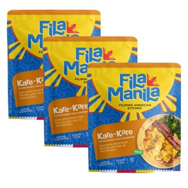 FilaManila Filipino Peanut Simmer Sauce & Marinade Traditional Kare Kare New 2024, Savory Peanut, Garlic, & Onion, Vegan, Gluten Free, Dairy Free