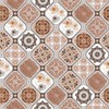 Martina Home Jucar Round Oilcloth Tablecloth 140cm Brown