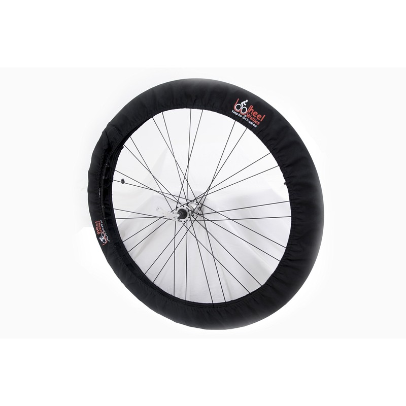 Wheel Wellies Men's Bicycle Wheel Covers - Black, One Size