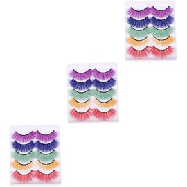 Minkissy 15pairs Faux Eyelashes Natural Look Easy to Apply False Lashes for Personal Delicate Comfortable Eyelash Clusters