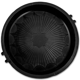 @ tec Panel – Stepping Stone Panel – Paving concrete Mold mould mold mould plastic design for Concrete, Terrace – Deck – Circle with Star Stepping Stone approx. 25 cm