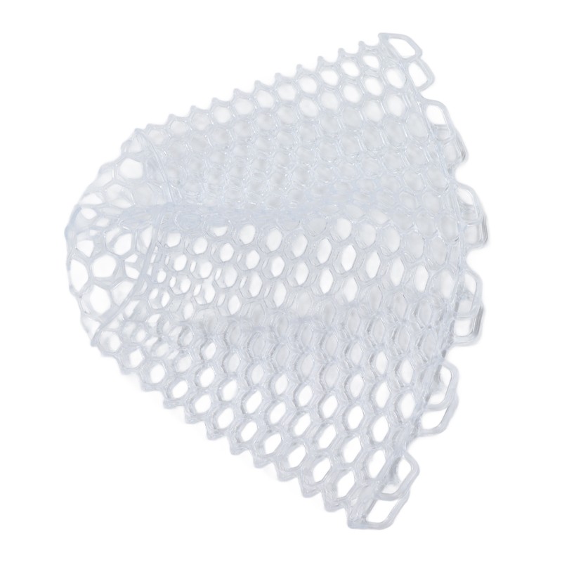 Fly Fishing Landing Net Collapsible Clear Rubber Replacement Bag for