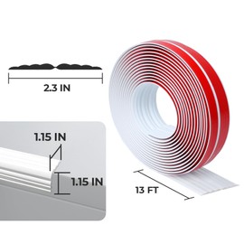 Storystore Wall Corner Protector 2.3inx13ft,Peel and Stick Corner Trim,Flexible Inside & Outside Corner Molding Trim Caulk Strip,Self Adhesive Corner Guard for Wall Edge Corner, Ceiling, Countertop