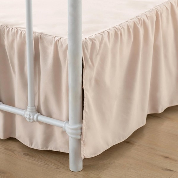 xuan dian Bed Skirt, Ruffled Bed Skirt with Split Corners,