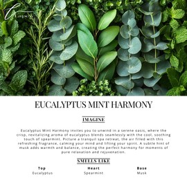 Lapew Eucalyptus Mint Harmony Carpet Freshener Powder: Powerful Odor Eliminator for Home, Upholstery Deodorizer, Carpet Deodorizer, Pet Urine, Cat Litter Deodorizer - Eucalyptus Mint Harmony Fragrance