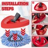 Triangular Spin Mop Replacement Head 1 Pack Compatible with Turbo