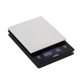 HARIO V60 Metal Drip Scale, Approx. 21.2 oz (600 g), Hairline Silver, VSTMN-2000HSV Width 4.7 x Depth 6.9 x Height 1.2 inches (120 x 175 x 31 mm)